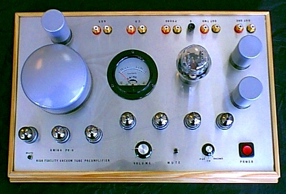 AMINA PR8 vacuum tube preamp.